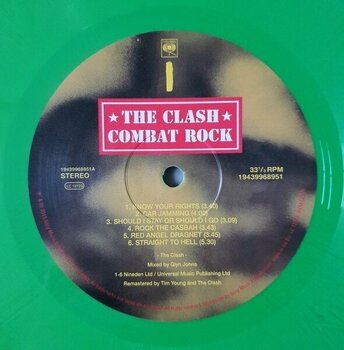 Vinyl Record The Clash - Combat Rock (Limited Edition) (Reissue) (Green Coloured) (LP) - 2