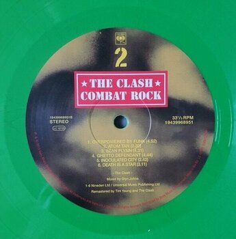 Disque vinyle The Clash - Combat Rock (Limited Edition) (Reissue) (Green Coloured) (LP) - 3