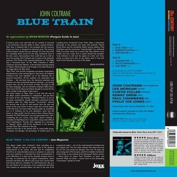 Disc de vinil John Coltrane - Blue Train (Blue Coloured) (Limited Edition) (Reissue) (LP) - 2