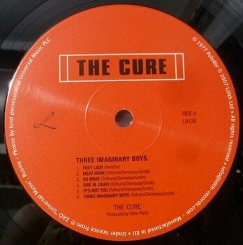 Vinyl Record The Cure - Three Imaginary Boys (Reissue) (180g) (LP) - 2