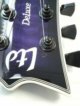 Electric guitar ESP LTD EC-1000 QM LH See Thru Purple Sunburst (Damaged) - 2