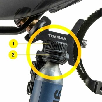 Bicycle Bottle Holder Topeak Tri-Backup Elite 2 Black Bicycle Bottle Holder - 4