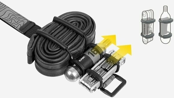 Geantă pentru bicicletă Topeak Elementa Strap Gri M - 5