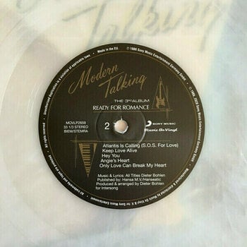 LP deska Modern Talking - Ready For Romance (Reissue) (White Marbled) (180g) (LP) - 4