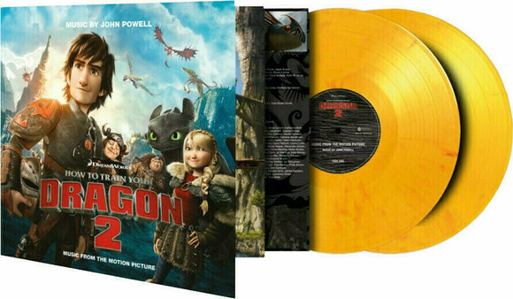 Vinylskiva Original Soundtrack - How To Train Your Dragon 2 (Limited Edition) (Flaming Coloured) (2 LP) - 2