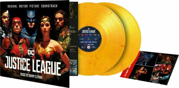 Schallplatte Original Soundtrack - Justice League (Limited Edition) (Reissue) (Orange Red Marbled) (2 LP) - 2