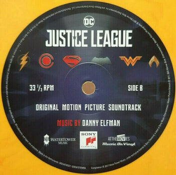 Hanglemez Original Soundtrack - Justice League (Limited Edition) (Reissue) (Orange Red Marbled) (2 LP) - 4