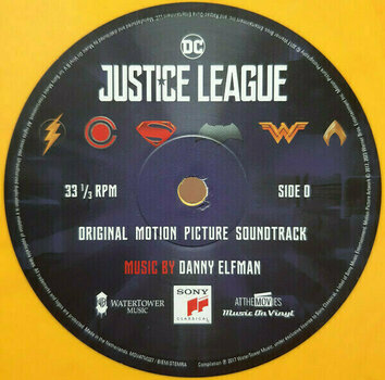 LP Original Soundtrack - Justice League (Limited Edition) (Reissue) (Orange Red Marbled) (2 LP) - 6