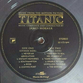 Vinyl Record Original Soundtrack - Titanic (Limited Edition) (Silver & Black Marbled) (2 LP) - 3