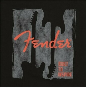 T-shirt Fender Built To Inspire Men’s T-Shirt Black XL - 3