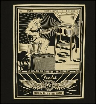 T-Shirt Fender Sitting Player Black S T-Shirt - 2