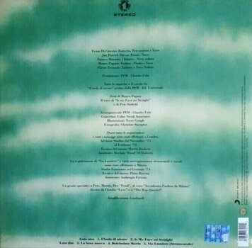 Vinylskiva Premiata Forneria Marconi - L'Isola di Niente (Limited Edition) (180g) (Green Coloured) (LP) - 3