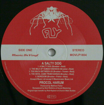 Vinyl Record Procol Harum - A Salty Dog (Remastered) (LP) - 3