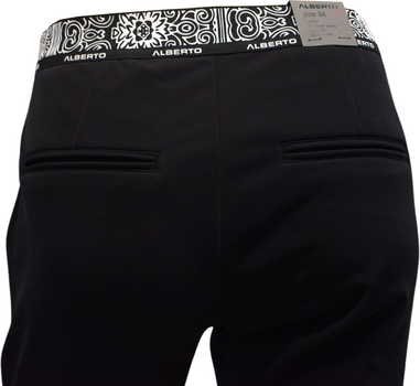 Pantalons imperméables Alberto Sarah Waterrepellent Super Jersey Black 36 - 4