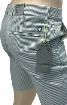 Trousers Alberto Earnie Waterrepellent Summer Stripe Mens Trousers Stripes 48 - 2