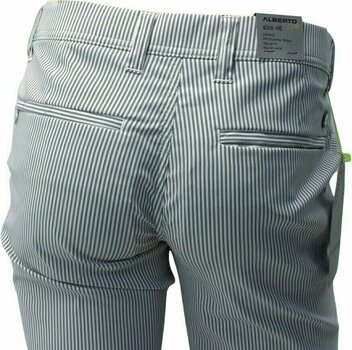 Hosen Alberto Earnie Waterrepellent Summer Stripe Mens Trousers Stripes 48 - 3