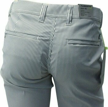 Nohavice Alberto Earnie Waterrepellent Summer Stripe Mens Trousers Stripes 54 - 3