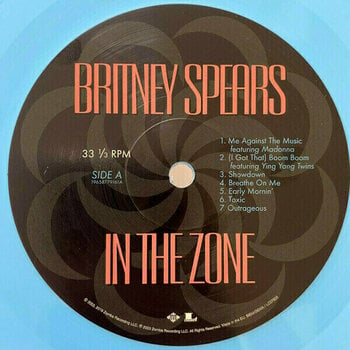 Vinyl Record Britney Spears - In The Zone (Limited Edition) (Blue Coloured) (LP) - 4