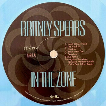 Δίσκος LP Britney Spears - In The Zone (Limited Edition) (Blue Coloured) (LP) - 5