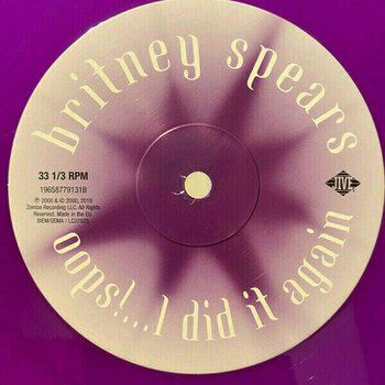 Vinyylilevy Britney Spears - Oops!... I Did It Again (Limited Edition) (Purple Coloured) (LP) - 5