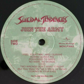 Vinyl Record Suicidal Tendencies - Join The Army (Reissue) (180g) (LP) - 3