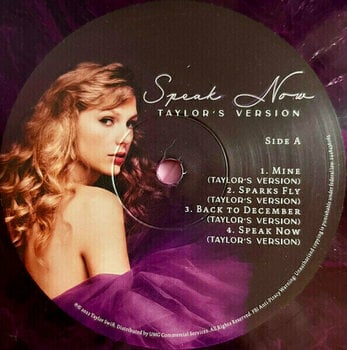 Vinyl Record Taylor Swift - Speak Now (Taylor's Version) (Violet Marbled) (3 LP) - 3