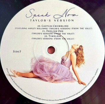 Disque vinyle Taylor Swift - Speak Now (Taylor's Version) (Violet Marbled) (3 LP) - 8
