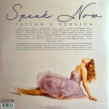 Vinyl Record Taylor Swift - Speak Now (Taylor's Version) (Violet Marbled) (3 LP) - 11