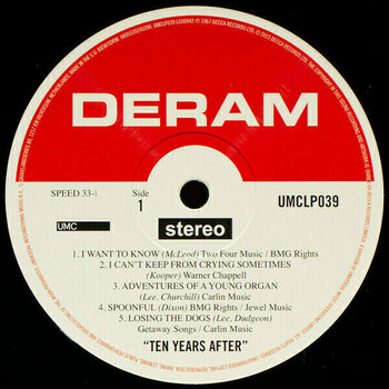 LP Ten Years After - Ten Years After (Reissue) (180g) (LP) - 2