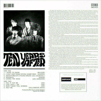 Disque vinyle Ten Years After - Ten Years After (Reissue) (180g) (LP) - 4