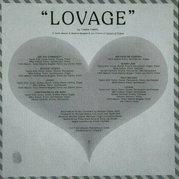Disco de vinil Timber Timbre - Lovage (LP) - 4