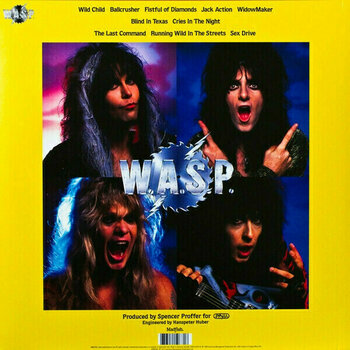 Vinyl Record W.A.S.P. - Last Command (Reissue) (Yellow Coloured) (LP) - 4