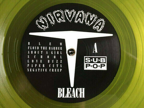 LP Nirvana - Bleach (Limited Edition) (Reissue) (Repress) (Yellow Coloured) (LP) - 4