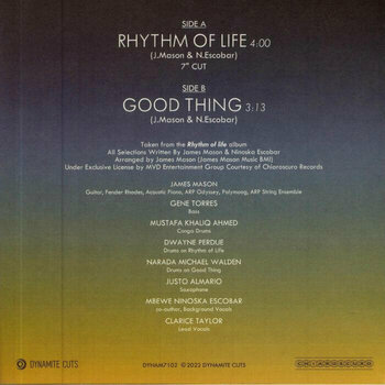 Płyta winylowa James Mason - Rhythm Of Life / Good Thing (7" Vinyl) - 2