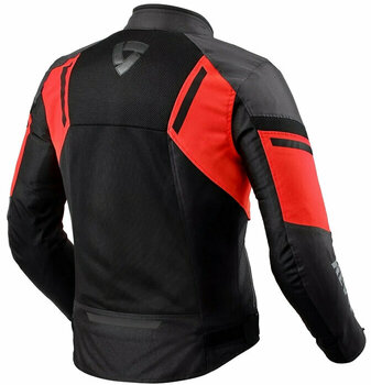 Kurtka tekstylna Rev'it! Jacket GT-R Air 3 Black/Neon Red 3XL Kurtka tekstylna - 2