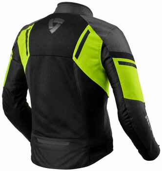 Blouson textile Rev'it! Jacket GT-R Air 3 Black/Neon Yellow 3XL Blouson textile - 2