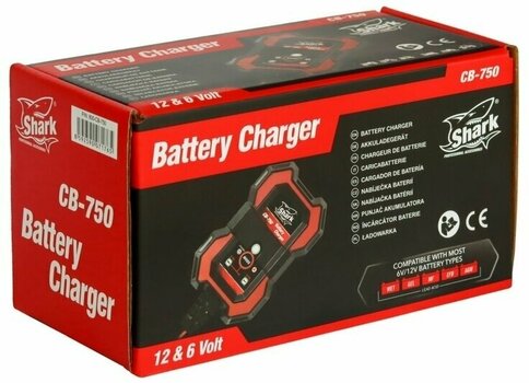 Зарядно устройство за мотоциклет Shark Battery Charger CB-750 - 11