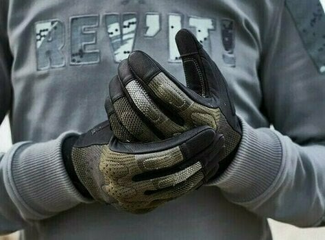 Motoristične rokavice Rev'it! Gloves Volcano Black 4XL Motoristične rokavice - 4