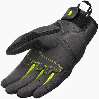 Γάντια Μηχανής Textile Rev'it! Volcano Black/Neon Yellow 3XL Γάντια Μηχανής Textile - 2