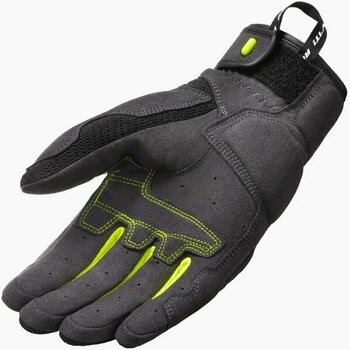 Rukavice Rev'it! Volcano Black/Neon Yellow 3XL Rukavice - 2