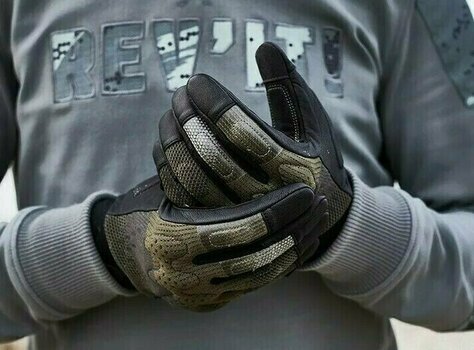 Motorcycle Gloves Rev'it! Volcano Sand/Black 3XL Motorcycle Gloves - 4