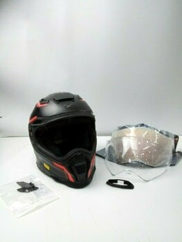 Helm Nexx X.WST 2 Carbon Zero 2 Carbon/Red MT S Helm (Zo goed als nieuw) - 2