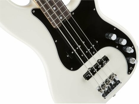 Basse électrique Fender American Elite Precision Bass RW Olympic White - 5