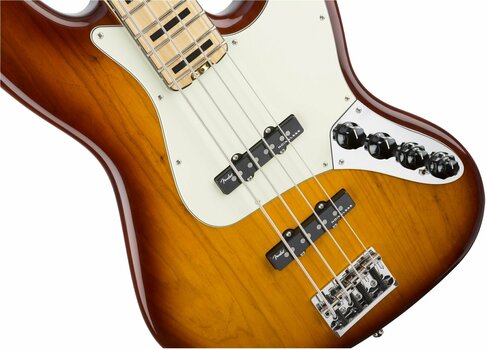 Bas elektryczna Fender American Elite Jazz Bass Ash Maple Fingerboard Tobacco Sunburst - 7