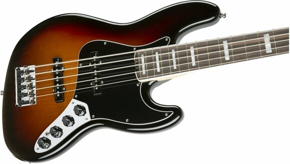 Set de 5 corzi pentru bas Fender American Elite Jazz Bass V RW 3-Color Sunburst - 5