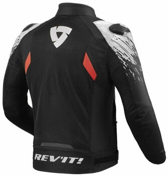 Textile Jacket Rev'it! Jacket Quantum 2 Air Black/White L Textile Jacket - 2