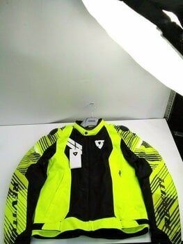 Textiljacka Rev'it! Jacket Apex Air H2O Neon Yellow/Black L Textiljacka (Begagnad) - 2