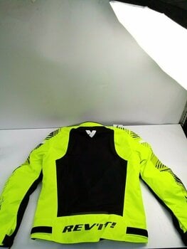 Blouson textile Rev'it! Jacket Apex Air H2O Neon Yellow/Black L Blouson textile (Déjà utilisé) - 3