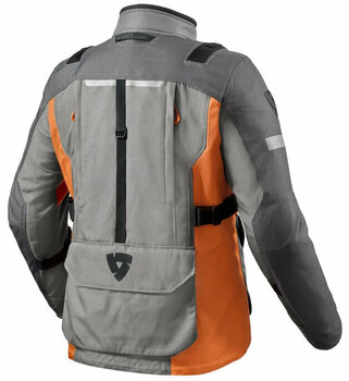 Textiele jas Rev'it! Jacket Sand 4 H2O Grey/Orange 3XL Textiele jas - 2