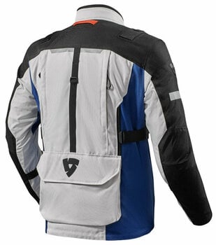 Textile Jacket Rev'it! Jacket Sand 4 H2O Silver/Blue L Textile Jacket - 2